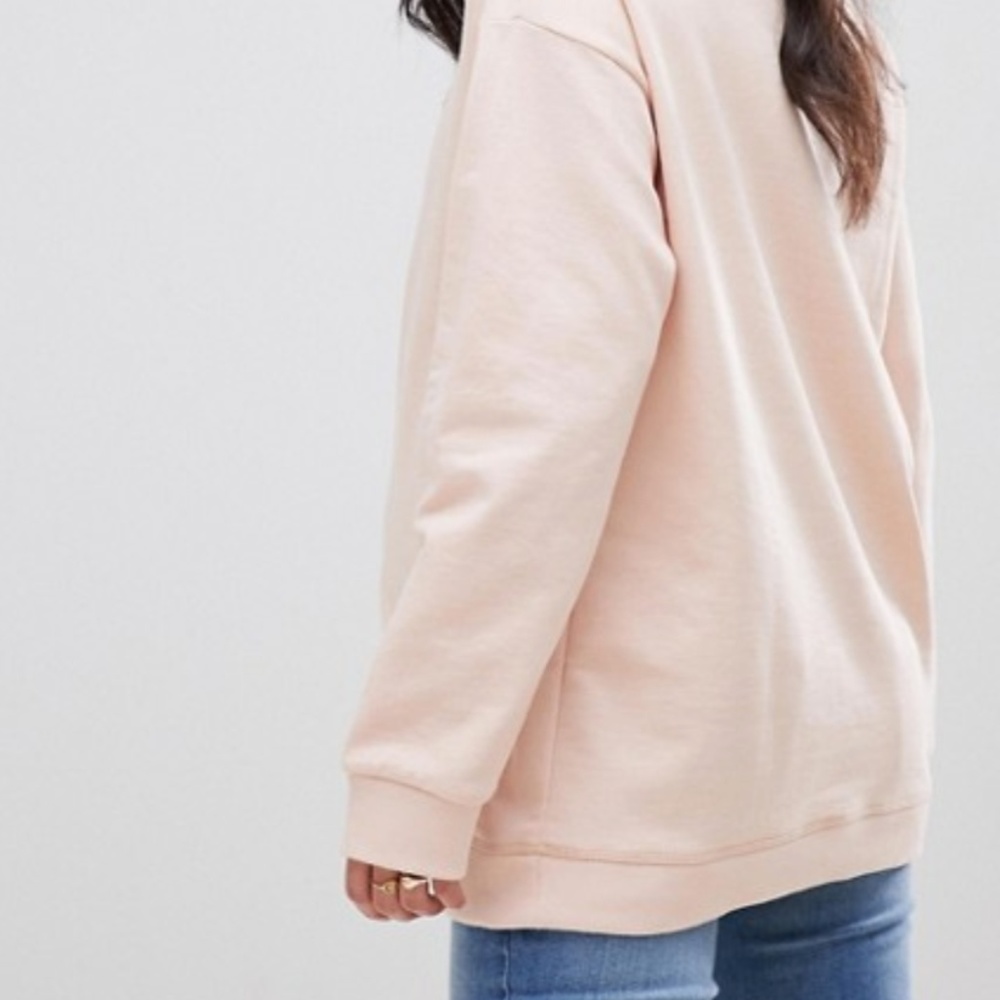 ASOS DESIGN Maternity ultimate sweatshirt in pink